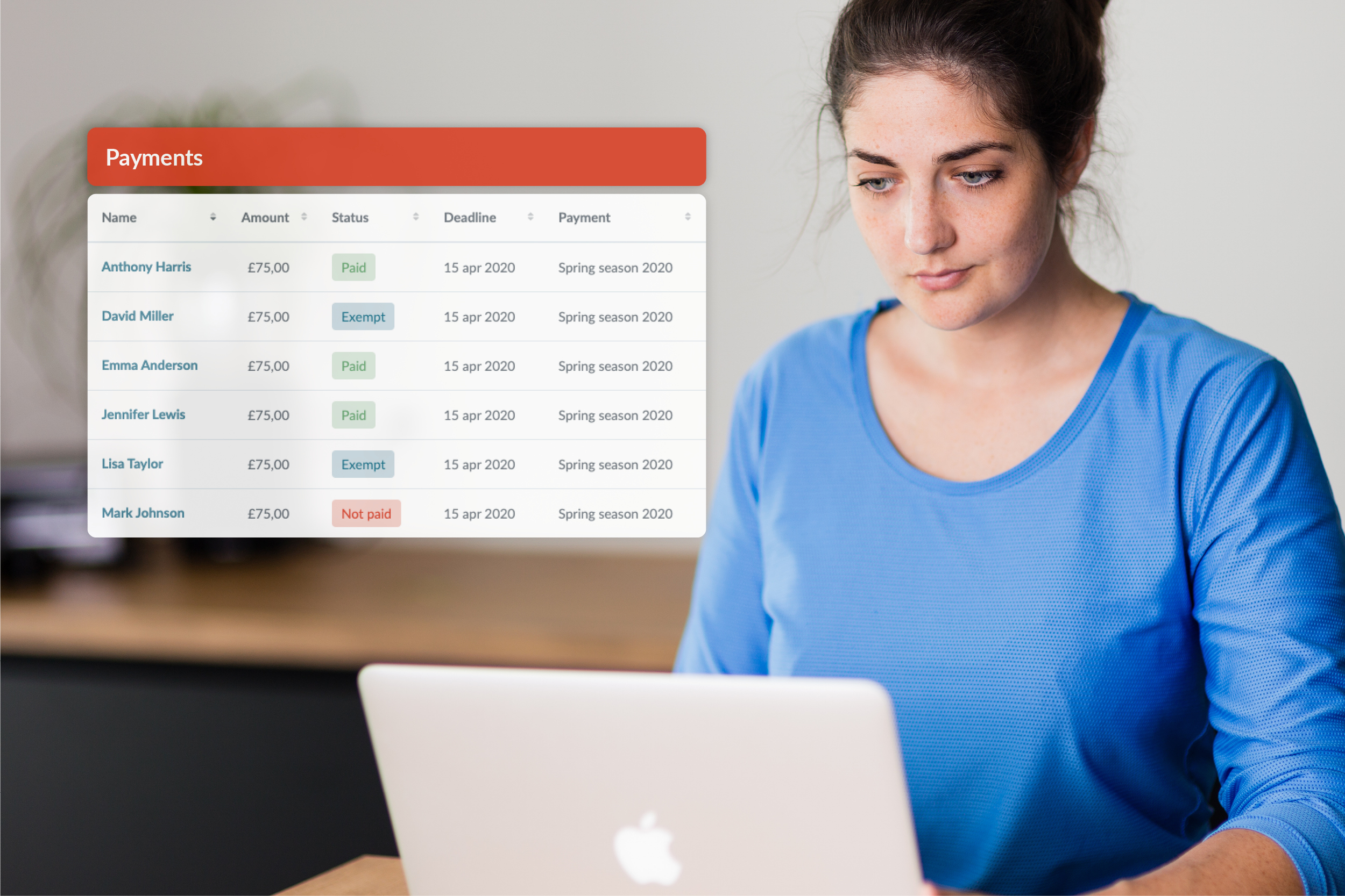 Sports Club Payment System Sports Club Payment System