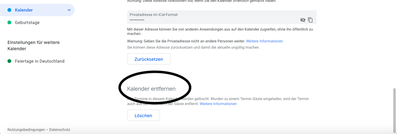 Google Calendar Delete Google Calendar Delete
