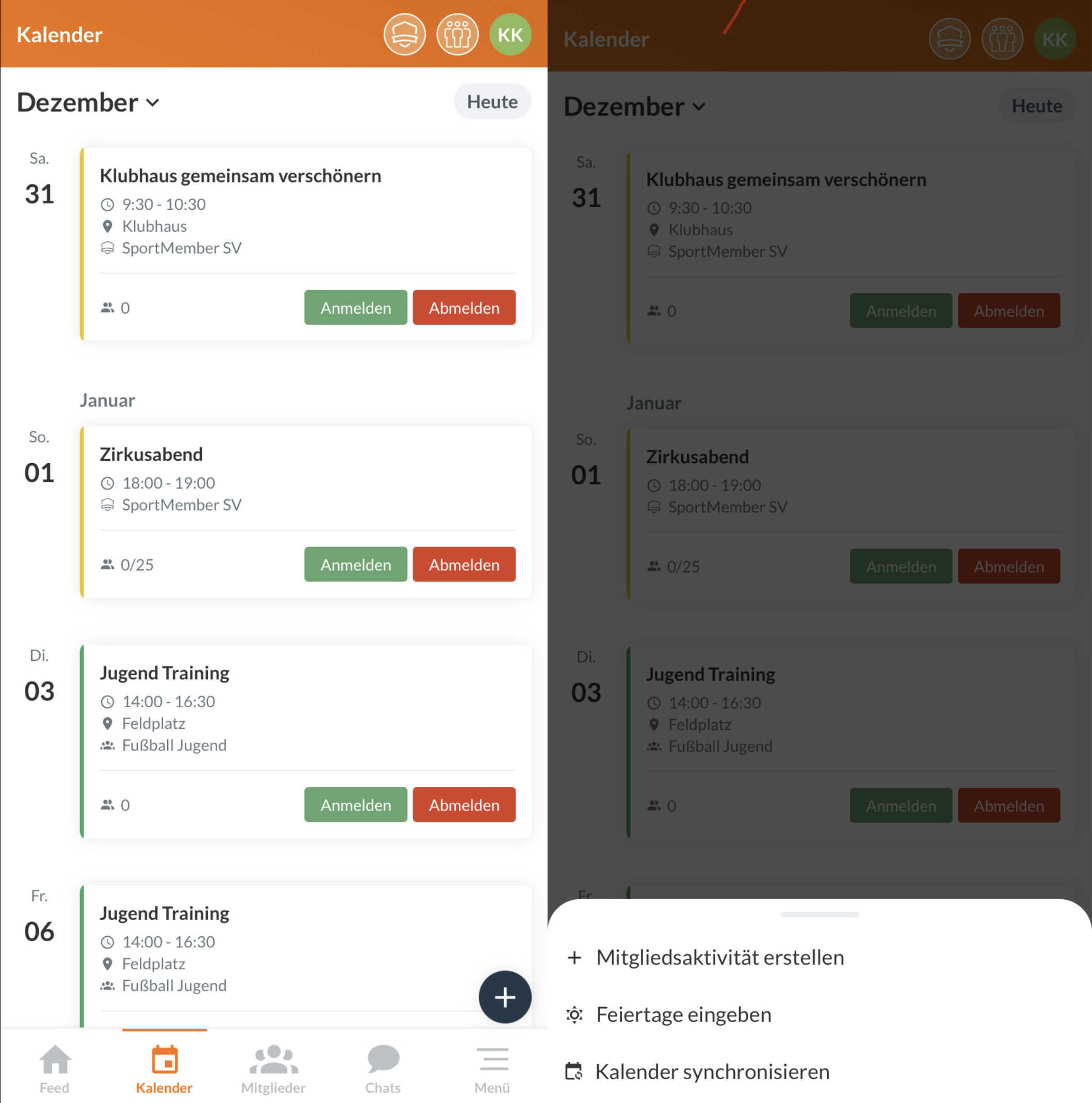 Kalender synchronisieren SportMember Kalender synchronisieren SportMember